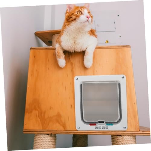PET Door for Cats with Smart Control Adjustable Locking Waterproof