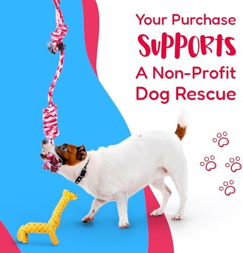 Pacific Pups Products Dog Rope Toys for Medium Dogs 11 Pack (2 Pack)
