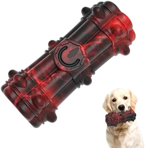 Indestructible Chew Toy for Aggressive Large Medium Breed Dogs - Squeaky, Interactive, Tough Durable Toothbrush for Dog Birthday