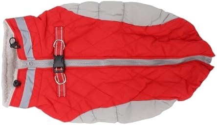 Mingzhe Zipper Up Dog Coat Windproof Comfortable Winter Snowsuit for Pets