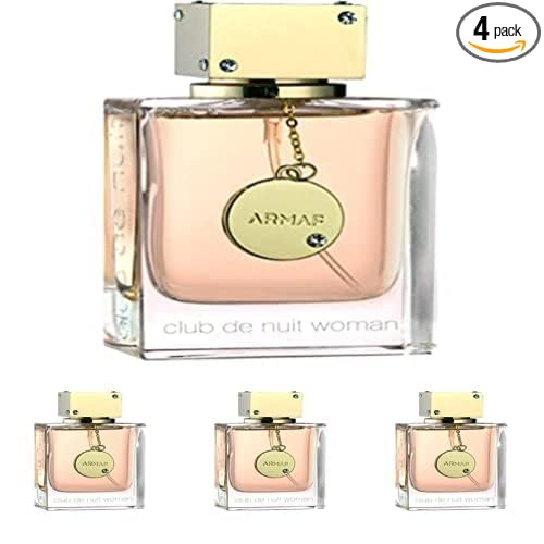 Armaf Club De Nuit Women, 3.6 oz | EDP Spray | Pack of 4