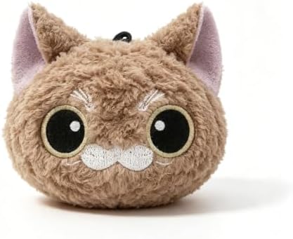 Interactive Cat Toy with Realistic Meow Sounds, Touch Activated Self Play Plush Kitten Toy, Durable Bite Resistant Cat Plush Ball, Cat Entertainment Toy for Indoor Cat （Devon Rex Cat）