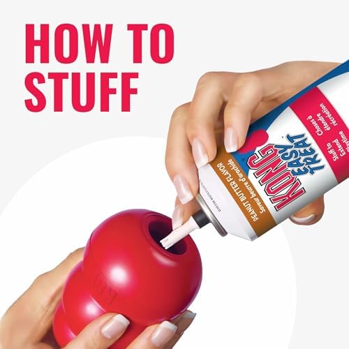 KONG Classic Stuffable Toy, Natural Rubber, Extra Large Dogs (Pack of 2) | Treat-Filling Fetch & Chew Toy with Erratic Bounce, Made from KONG Durable Natural Rubber for Extended Playtime