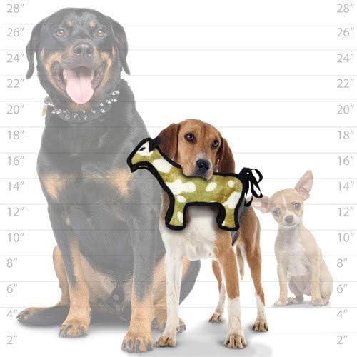 TUFFY® : 2 Pack Jr Horse Dog Toy: Ultra Durable Plush Toy with Multiple Layers & Reinforced Seams, Washable and Floats, Original Construction