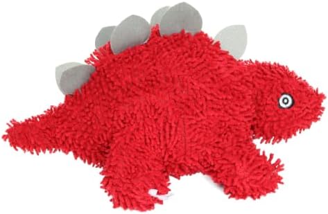 MIGHTY® 2 Pack Microfiber Medium Stegosaurus Dog Toys