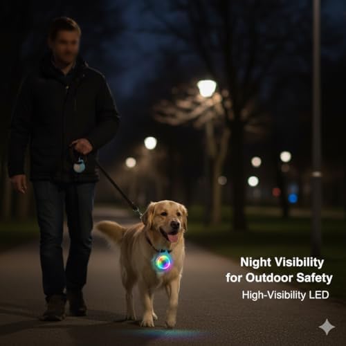 Smart Pet Location Tag with Holder – No Subscription, Compatible with Apple Find My (iOS Only), Lightweight Silicone Case, Clip-On Anti-Loss Accessory for Dog & Cat Collars, Bags (Blue)