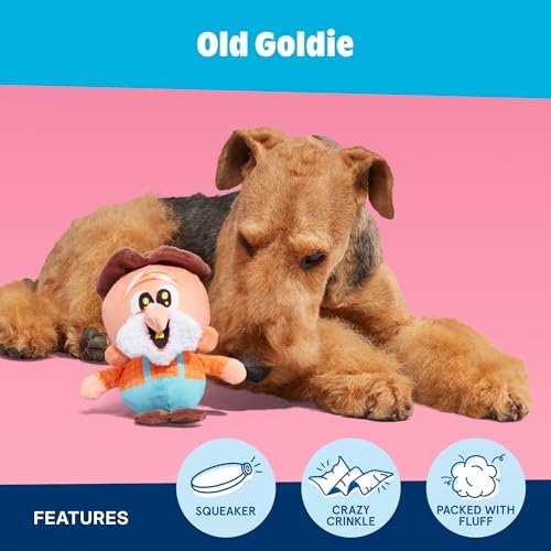BarkBox Old Goldie Dog Toy - Fun for Dogs