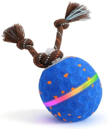 Interactive Dog Toy, 3 Modes Automatic Rolling Ball