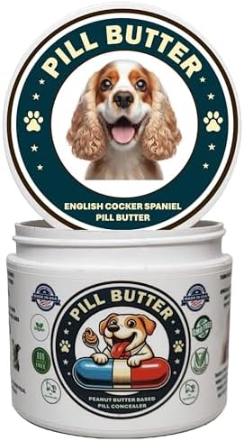 Peanut Butter Dog Pill Wrap - English Cocker Spaniel Label