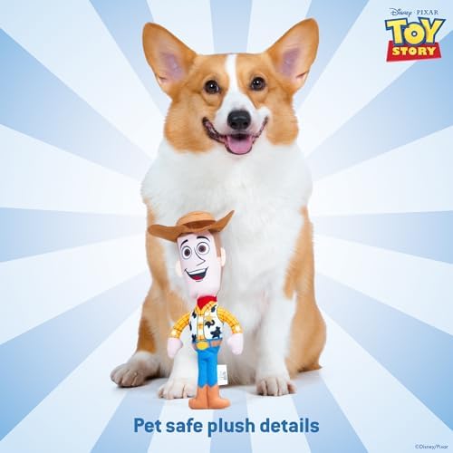 Disney for Pets Pixar Toy Story Woody Plush Dog Toy, 9 Inch