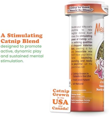 Meowijuana Chili Pepper Kicker Cat Toy and Blend Bundle | High Potency