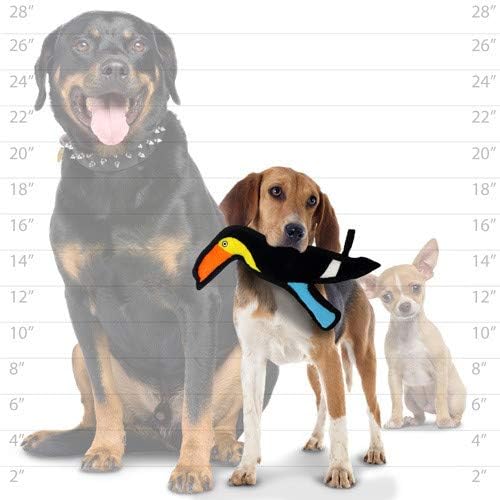 TUFFY® 2 Pack Monkey Toucan Ultra Durable Plush Dog Toys