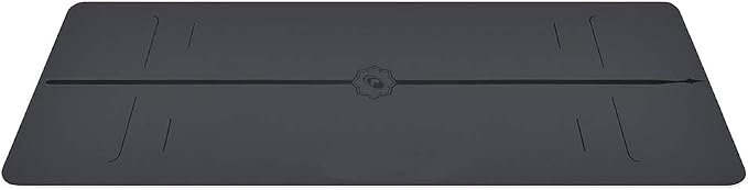 Liforme Evolve Yoga Mat – Free Yoga Bag Included - Patented Alignment System, Warrior-like Grip, Non-slip, Eco-friendly, Sweat-Resistant, Long, Wide, 4.2mm thick mat for comfort