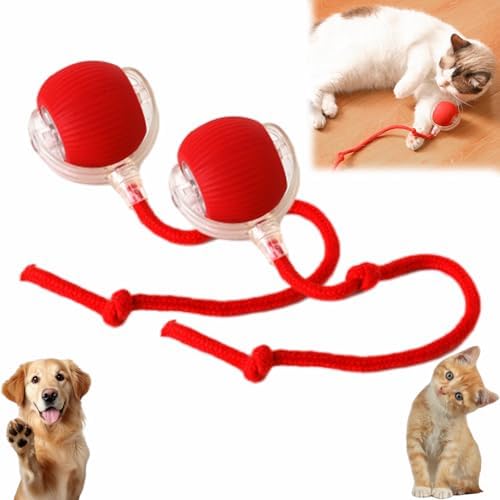 Smart Motion Pet Ball, Interactive Pet Toy Ball, 2025 New Interactive Rolling Dog Balls, Automatic Rotating Rolling Balls, for Cats