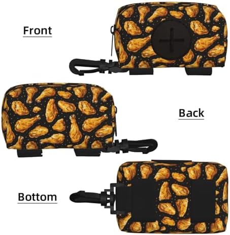 Crispy Fried Chicken Print Dog Poop Bag Holder