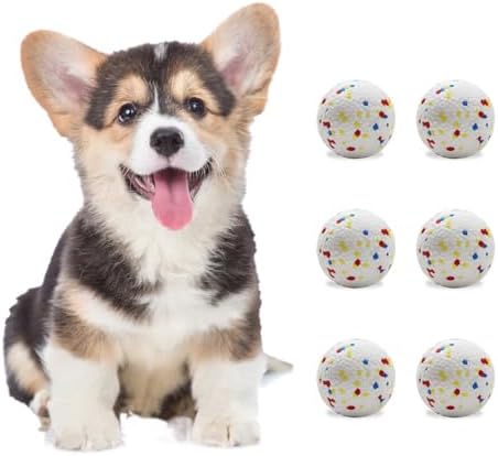 6-Ball 2.2-Inch Dog Ball Replacement Set for Automatic Launchers Ideal for Dog Training and Play, Perfectly Compatible with 2.2-inch Automatic Dog Ball launchers (ETPU Material)