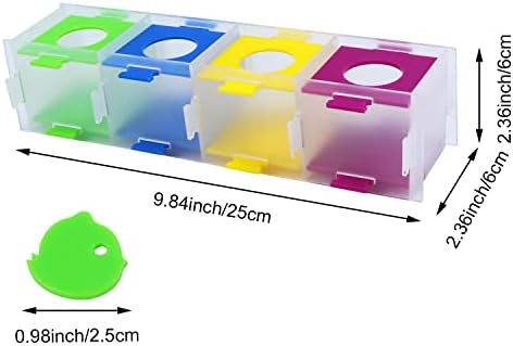 Litewoo Bird Color Coin Box Intelligence Training Toy for Parrot Parakeet