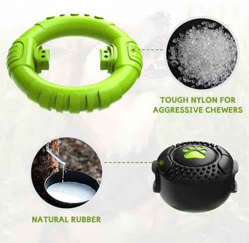Dog Toys for Aggressive Chewers Large Medium Breed Indestructible Toy