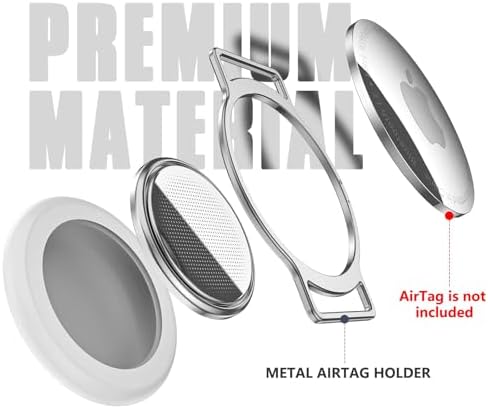 AirTag Cat Collar, Elastic Tracker Collar with Airtag Holder and Bell | Compatible with Apple Air Tag, Lightweight & Scratch Resistant, Adjustable Stepless GPS Pet Collar for Cats Kittens, Grey