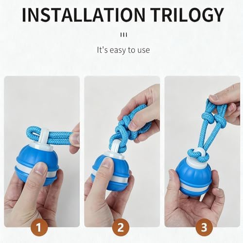Interactive Dog & Cat Toy, Auto Chirping Ball, Rechargeable Self Play