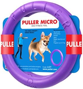 COLLAR Puller Dog Toy Ring for Small Medium Large Dogs Fetch Floating Disc
