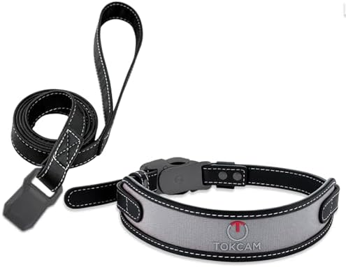 Magnetic Dog Collar and Leash Set with Quick Release Buckle, Easy On & Off Faux Leather Puppy Collar with 4FT Leash for Small, Medium Dog