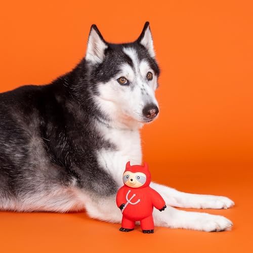 Fringe Studio Latex Dog Toy, A Little HOTHEADED PetShop Collection (366047)