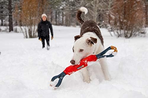 Ruffwear, Pacific Loop Dog Toy, Interactive Tug Toy, Sockeye Red