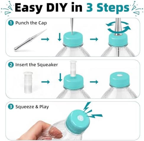 Plastic Bottle Cap Squeakers: Turn Empty Bottles into Squeaky Dog Toys