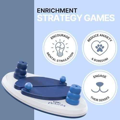 Trixie Push Away Dog Enrichment Toy, Intermediate Level 2 Dog Puzzle, Interactive Treat Game