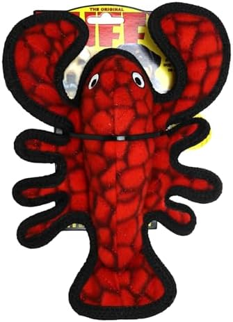 TUFFY® - 2 Pack Original : Lobster Dog Toy : : Ultra Durable Plush Toy with Multiple Layers & Reinforced Seams, Washable and Floats, Original Construction