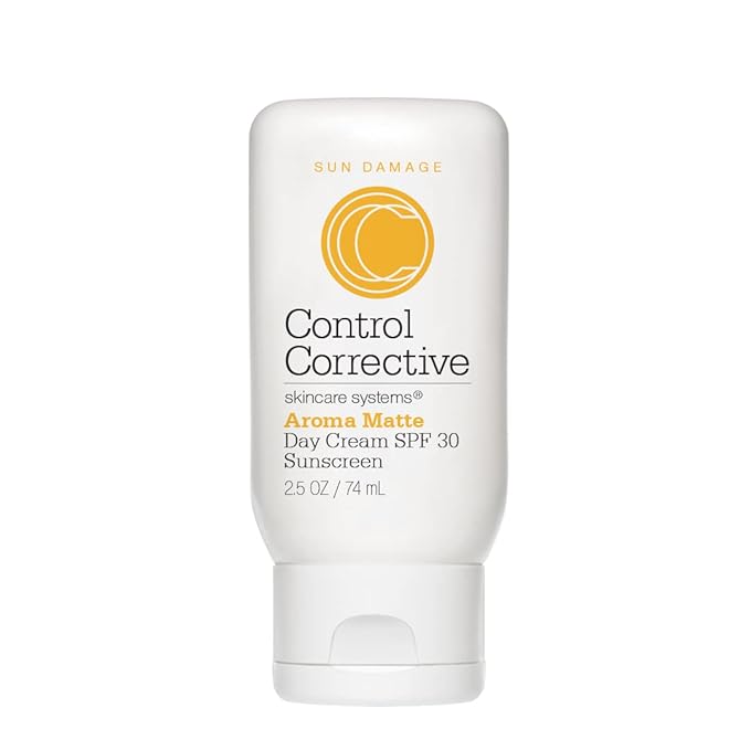 CONTROL CORRECTIVE Aroma Matte Day Cream Spf 30, 2.5 Oz - Sunscreen, Non-Comedogenic, Fast-Absorbing Aromatic Spf, Vitamin C, Won’t Clog Pores, Full Spectrum Sun Protection, Micro-Fine Zinc, Green Tea