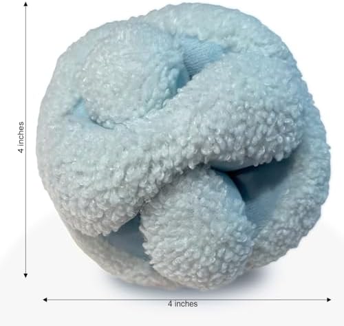 Glory To Dog Blue Snuffle Knot Interactive Dog Toy 4” Puzzle Ball