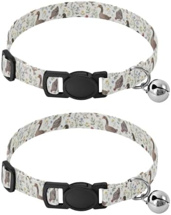 Farm Chickens Cat Collars 2 Pack Soft Cat Collar Adjustable 10.6 to 17.1 Inches
