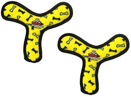 TUFFY® 2 Pack Ultimate Boomerang Ultra Durable Plush Dog Toys