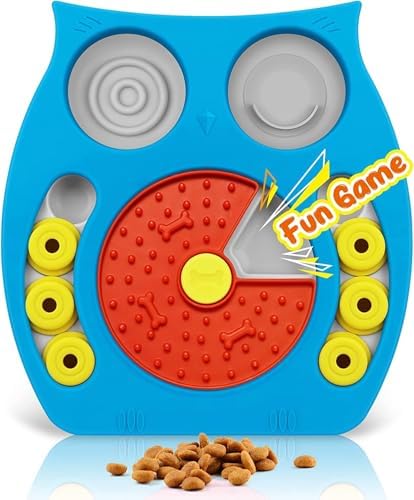 Zonansan Interactive Dog Puzzle Toy, Treat Dispensing Slow Feeder for Dogs