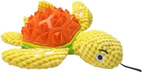 Squeaky Plush Turtle Dog Toy – Interactive Chew & Cuddle