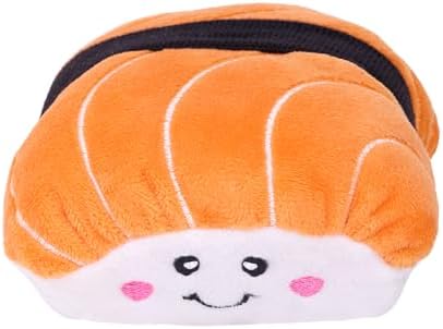 ZippyPaws NomNomz Dog Squeaky Toys to Keep Them Busy, Pet Products - Sushi