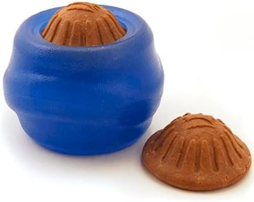 Starmark Everlasting Treat Ball Toy, Blue, Small