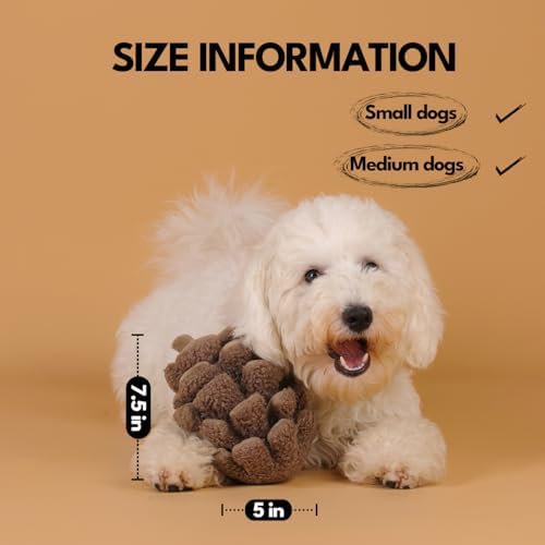 CHEWFFON Interactive Dog Toy, Squeaky Snuffle Game for Boredom