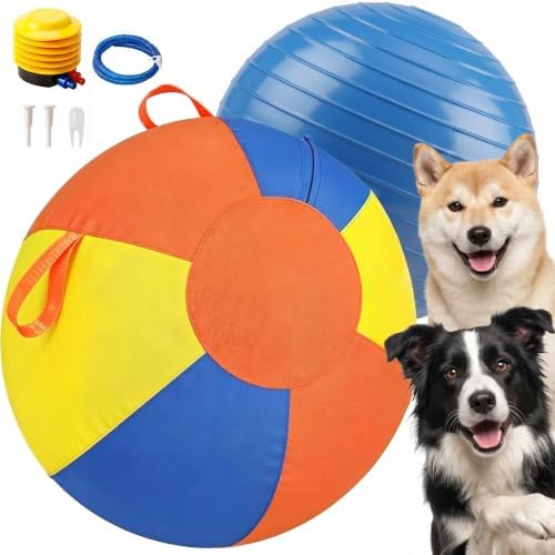 18“Herding Ball for Dogs & Horses, Inflatable PVC Training Toy