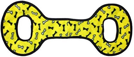 TUFFY® : 2 Pack No Stuff TugOWar Dog Toy: Ultra Durable Plush Toy with Multiple Layers & Reinforced Seams, Washable and Floats, Original Construction
