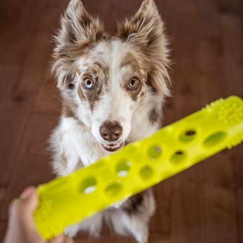 Messy Mutts Totally Pooched Huff n Puff Stick, 10 Inch, Puzzle, Green