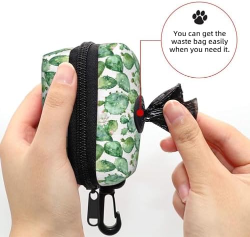 Cactus Plants A Print Dog Poop Bag Holder