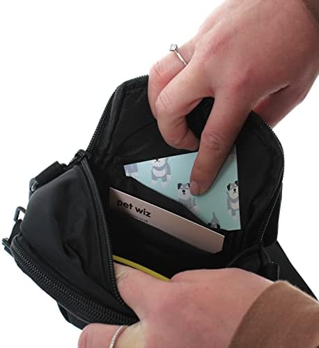 pet wiz Dog Walking Bag with Adjustable Strap