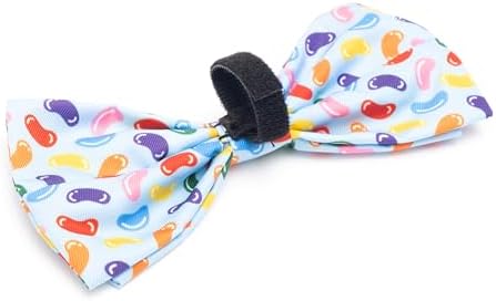 THE WORTHY DOG Spring Patterns Pet Bow Ties for Dogs & Cats, Jelly Beans