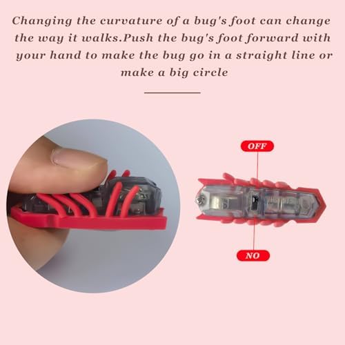 Cat Bug Toy, Cat Toys for Indoor Cats, Moving Electric Interactive Cat Toy to Kill Time and Keep Fit Automatic Cat Toy for Swatting Biting Hunting Kitten Toys, 2pcs