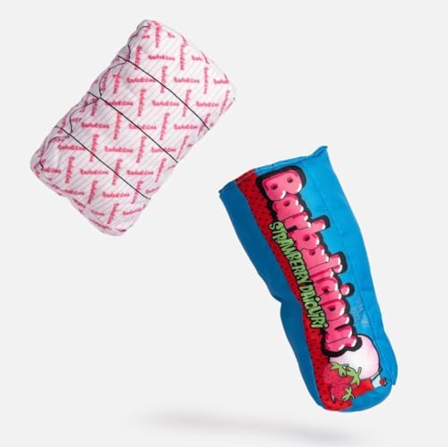 Silver Paw Barkalicious Bubble Gum Dog Toy Interactive 2-in-1 Plush w/Squeaker & Crinkle