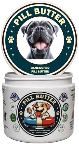 Peanut Butter Dog Pill Wrap - Cane Corso Label