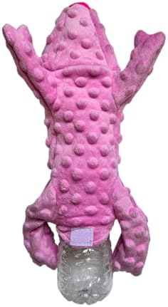 SPOT Skinneeez Extreme Stuffers Pig - Stuffing Free Dog Toy With Squeaker & Rip Stop Mesh Lining for Durability- Insert Plastic Bottle for Extra Crunch, For Small to Medium Puppies & Dogs - 14in